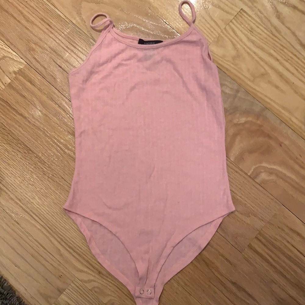 Light pink body suit